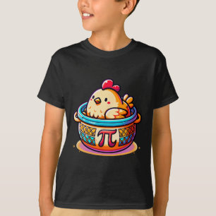 Chicken Pot Pi Funny Pi Day Wiskunde T-shirt