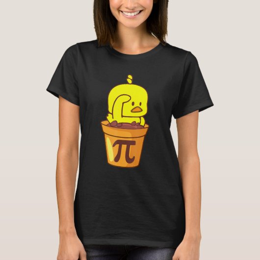 Chicken Pot Pi Funny Wiskunde Day T-shirt (Voorkant)