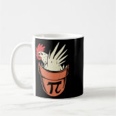 Chicken Pot Pi Funny Wiskunde Teacher Pun Pi Day Koffiemok (Links)