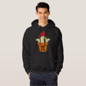 Chicken Pot Pi Geek Pie Mathematics Pun Hoodie (Voorkant volledig)