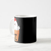 Chicken Pot Pi Pi Day Retro Wiskunde Lover 1 Koffiemok (Voorkant links)