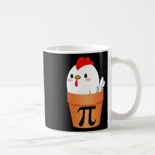 Chicken Pot Pi Pi Day Retro Wiskunde Lover 1 Koffiemok