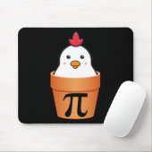 Chicken Pot Pi Pi Day  Retro Wiskunde Lover 2 Muismat (Met muis)