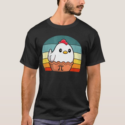 Chicken Pot Pie Chicken Pi day 2022 T-shirt (Voorkant)