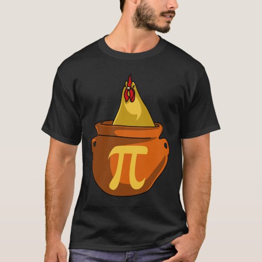 Chicken Pot Pie Funny Science Mathematics T-shirt (Voorkant)
