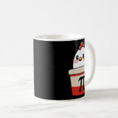 Chicken Pot Pie Funny Wiskunde Lover Pun Pi Day St Koffiemok (Voorkant rechts)