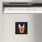 Chicken Pot Pie Funny Wiskunde Lover Pun Pi Day St Magneet (Insitu (Vaatwasser))