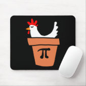 Chicken Pot Pie Funny Wiskunde Lover Pun Pi Day St Muismat (Met muis)