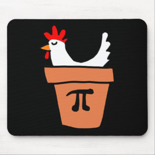 Chicken Pot Pie Funny Wiskunde Lover Pun Pi Day St Muismat