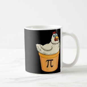 Chicken Pot Pie Funny Wiskunde Pun Chicken Pot Pi Koffiemok
