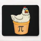Chicken Pot Pie Funny Wiskunde Pun Chicken Pot Pi Muismat (Voorkant)