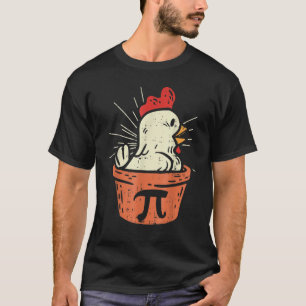 Chicken Pot Pie Wiskunde pun Chicken Pot Pi T-shirt