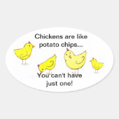 Chicken Potato Chip Sticker (Voorkant)