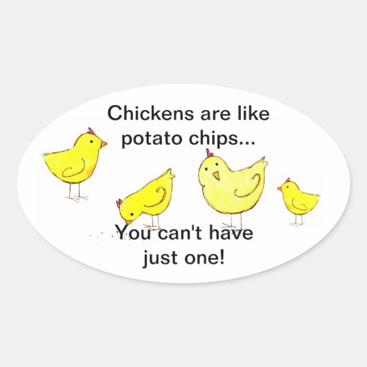 Chicken Potato Chip Sticker (Voorkant)
