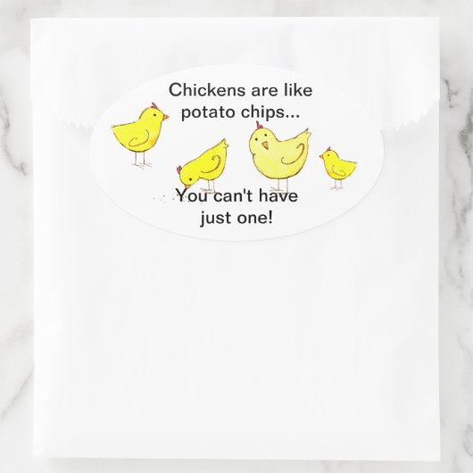 Chicken Potato Chip Sticker (Tas)