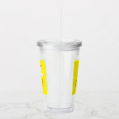 Chicken power acryl drinkbeker (Rechts)