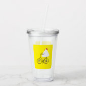 Chicken power acryl drinkbeker (Achterkant)