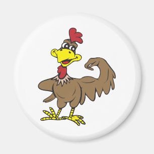Chicken Power. Personaliseerbaar! Magneet