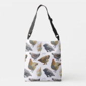 Chicken Print Cross Body Bag Crossbody Tas (Achterkant)