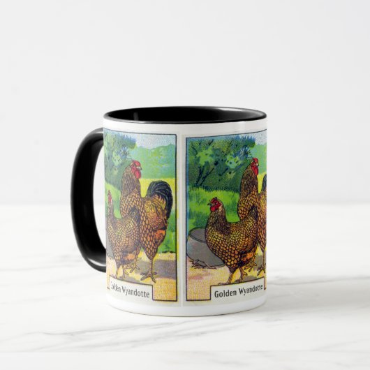  Chicken Print Mok (Voorkant links)