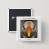 Chicken Promo Piece Vierkante Button 5,1 Cm (Voorkant /achterkant)