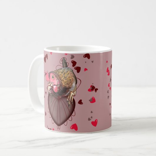 Chicken Pulling Heartstrings Koffiemok (Voorkant links)