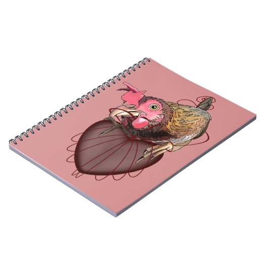 Chicken Pulling Heartstrings Notitieboek (Linkerzijde)