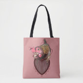 Chicken Pulling Heartstrings Tote Bag (Voorkant)