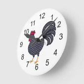 Chicken Ranch Wall Clock Ronde Klok (Hoek)