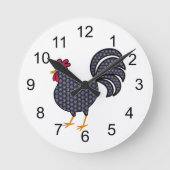 Chicken Ranch Wall Clock Ronde Klok (Voorkant)