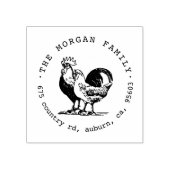  Chicken ⎥Retouradresstempel Rubberstempel (Afrduk)