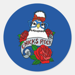 Chicken Rock Silkie Chicken Sticker