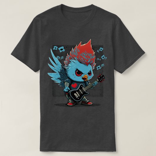 Chicken Rocker T-shirt (Design voorkant)