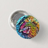 CHICKEN RONDE BUTTON 3,2 CM (Voorkant /achterkant)