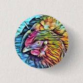 CHICKEN RONDE BUTTON 3,2 CM (Voorkant)