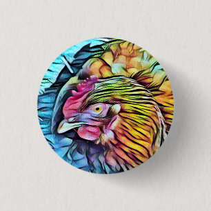 CHICKEN RONDE BUTTON 3,2 CM