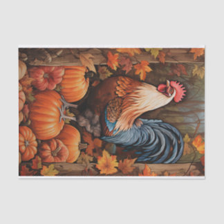 Chicken Rooster Art Decoupage Ephemera Tissuepapier