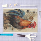 Chicken Rooster Art Decoupage Ephemera Tissuepapier (Craft)