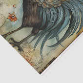 Chicken Rooster Art  Decoupage Ephemera Tissuepapier (Detail)