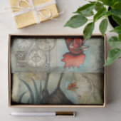 Chicken Rooster Art  Decoupage Ephemera Tissuepapier (Geschenk)