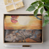 Chicken Rooster Art Decoupage Ephemera Tissuepapier (Geschenk)