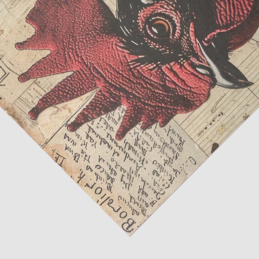 Chicken Rooster Boerderij Decoupage Tissuepapier (Detail)