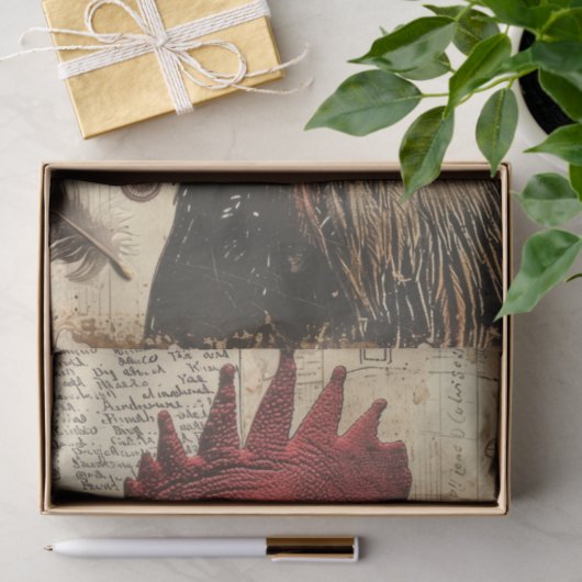 Chicken Rooster Boerderij Decoupage Tissuepapier (Geschenk)