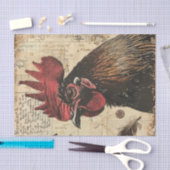 Chicken Rooster Boerderij Decoupage Tissuepapier (Craft)
