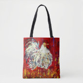 Chicken Rooster Canvas tas (Voorkant)