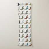 Chicken Rooster Colorful Pattern Boerderij Lichaamskussen (Voorkant Verticaal)