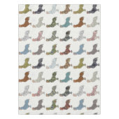 Chicken Rooster Colorful Pattern Boerderij Tafelkleed (Voorkant)