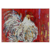 Chicken Rooster Cutting Charcuterie Board Snijplank (Voorkant)