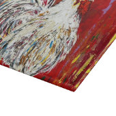 Chicken Rooster Cutting Charcuterie Board Snijplank (Hoek)