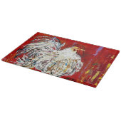 Chicken Rooster Cutting Charcuterie Board Snijplank (Hoek)